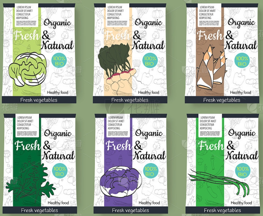 food packaging bags design